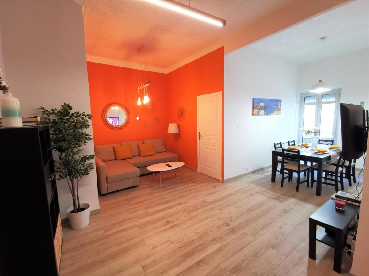 Beau T3 Neuf Proche Vieux-Port A La Place Corderie Marselha Exterior foto